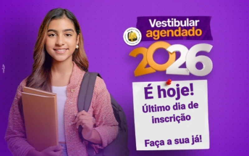 Último dia de inscrição para o Vestibular Agendado 2026 da Faculdade Municipal de Bebedouro