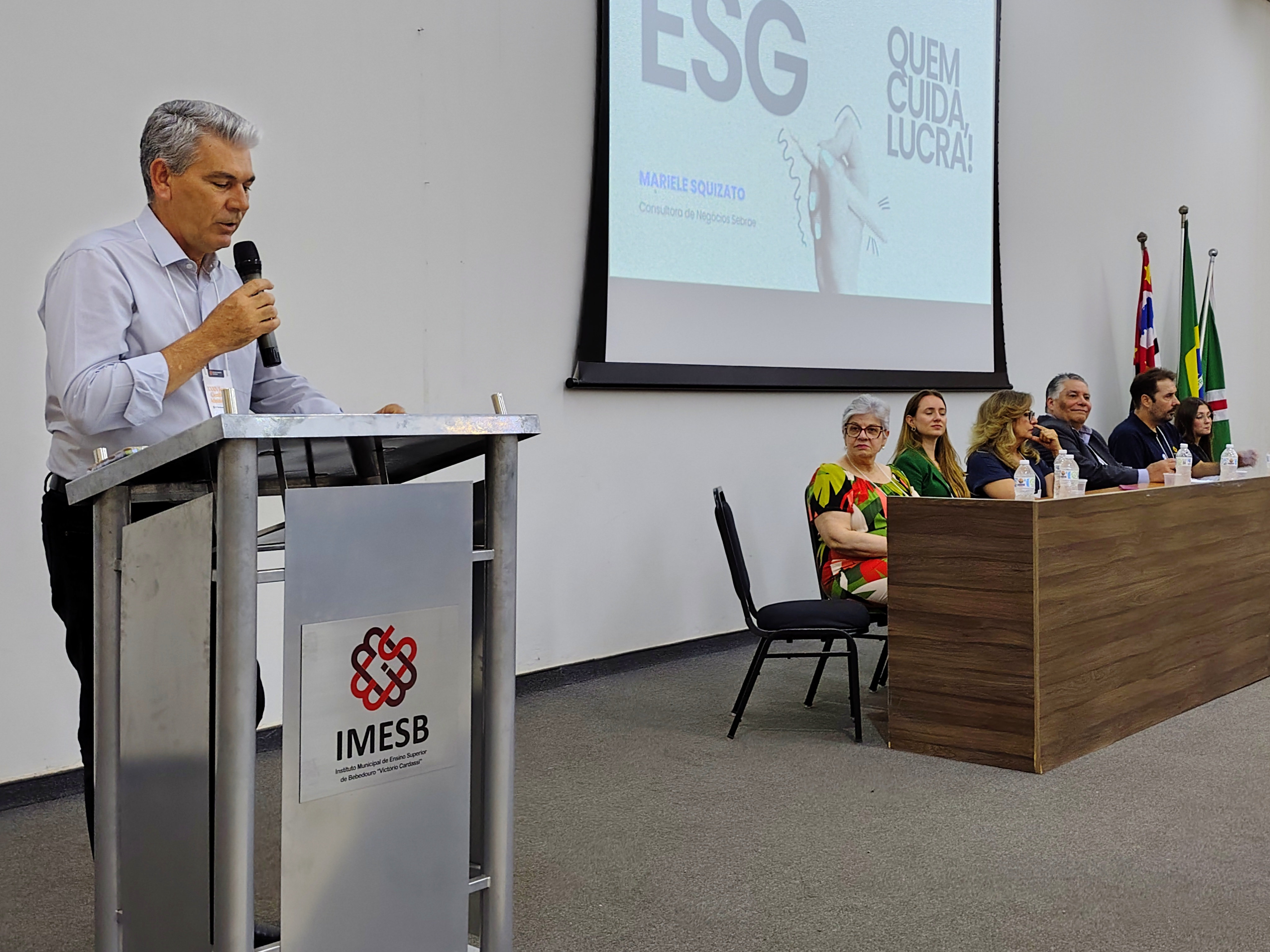 Abertura da 34ª Semana Científica de Administração da Faculdade Municipal de Bebedouro