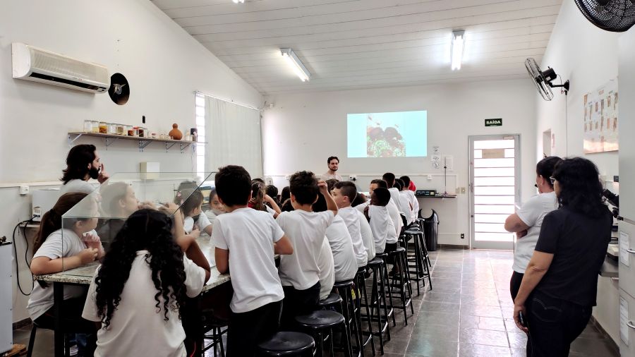 Alunos do SESI conhecem pesquisa sobre formigas cortadeiras