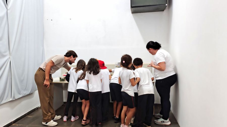 Alunos do SESI conhecem pesquisa sobre formigas cortadeiras