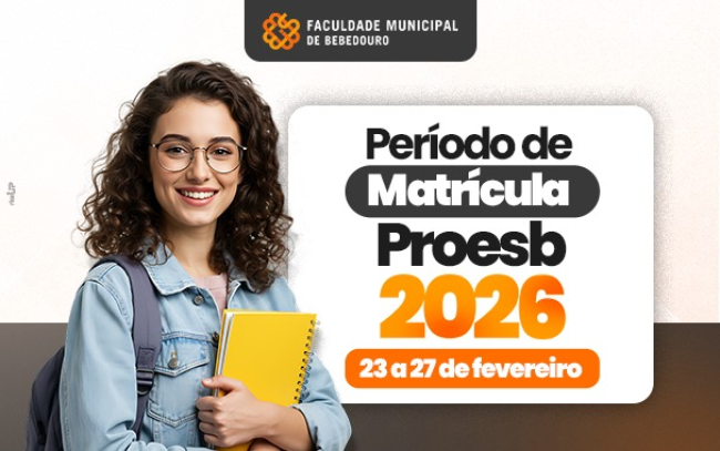 Matrículas Abertas – Processo Seletivo Bolsas Remanescentes (Prova realizada em 22 de fevereiro de 2026)