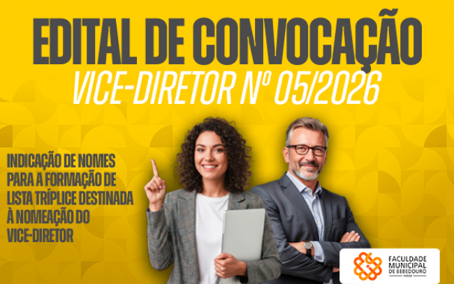 Aberto o processo eleitoral para a escolha do(a) novo(a) vice-diretor(a) do IMESB-VC