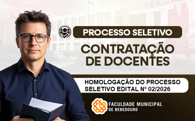 Homologação do Processo Seletivo Simplificado – Edital nº 02/2026