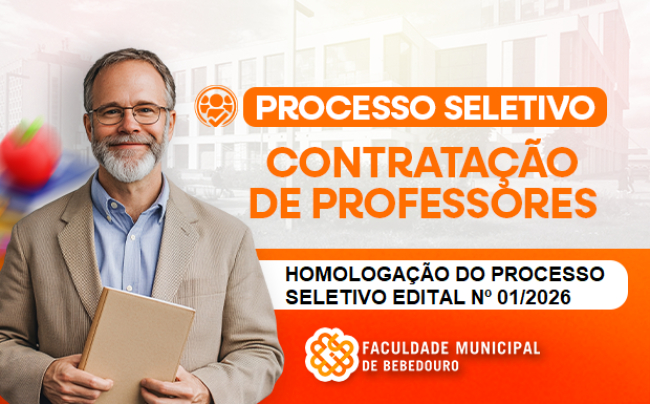 Homologação do Processo Seletivo Simplificado – Edital nº 01/2026