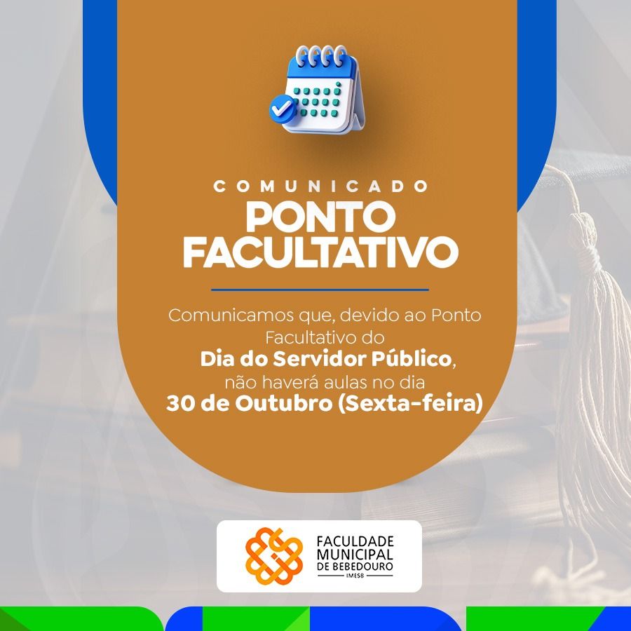 Comunicado: Ponto Facultativo – Dia do Servidor Público